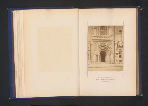 Portal of the Masonic temple in Philadelphia