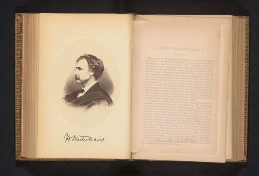 Photographic reproduction of a portrait of Henry Winter Davis