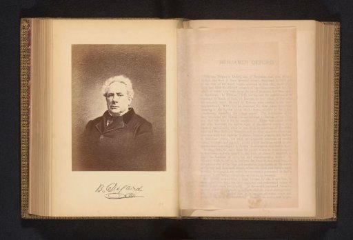 Photographic reproduction of a portrait of Benjamin Deford
