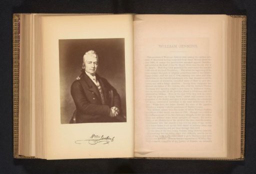 Photographic reproduction of a portrait of William Jenkins