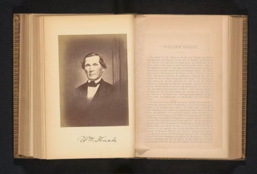 Photographic reproduction of a portrait of William Knabe