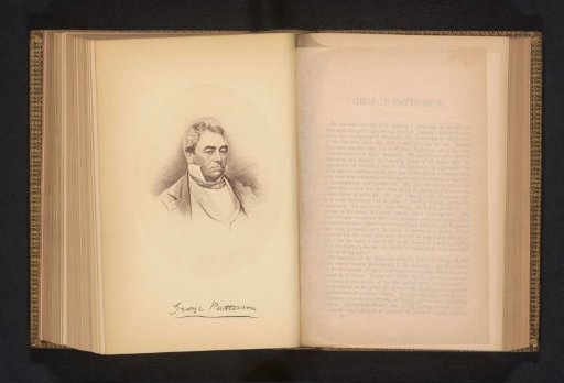 Photographic reproduction of a portrait of George Patterson
