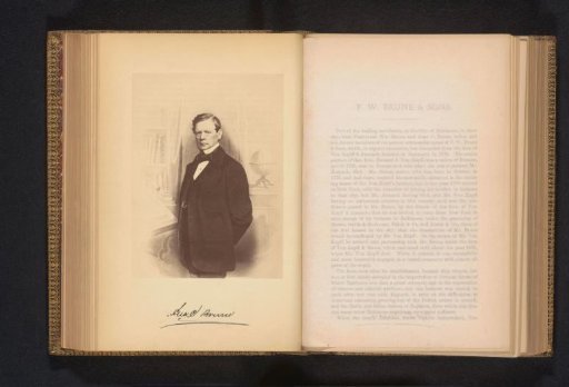 Photographic reproduction of a portrait of John Christian Brune