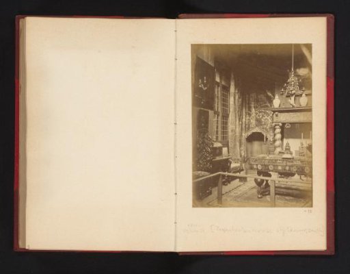 Seventeenth-century style room in Hall H at the Historical Exhibition of Amsterdam in 1876
