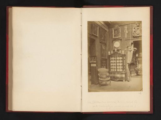 Style room at the Historical Exhibition of Amsterdam in 1876, with a view to Hall H