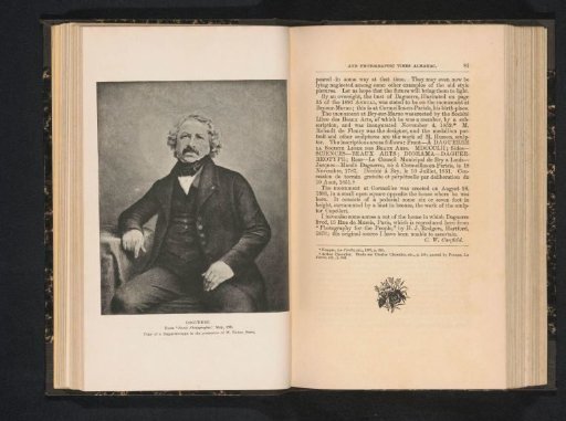Reproduction of a daguerreotype of Louis Jacques Mandé Daguerre by John Adams Whipple