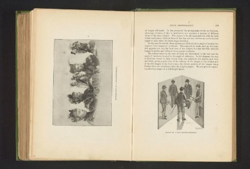 Reproduction of an example of multiple photographs of a person printed on one negative