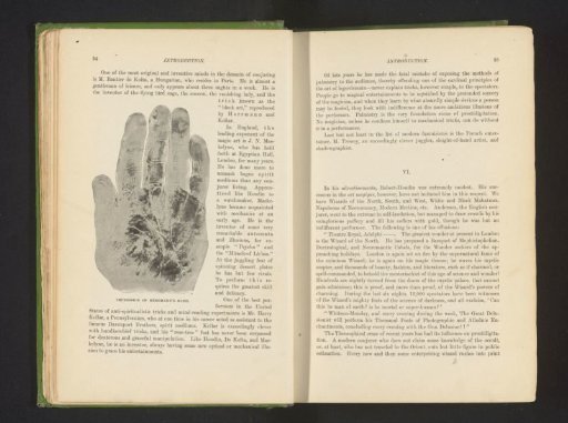 Cast of the hand of Alexander Herrmann