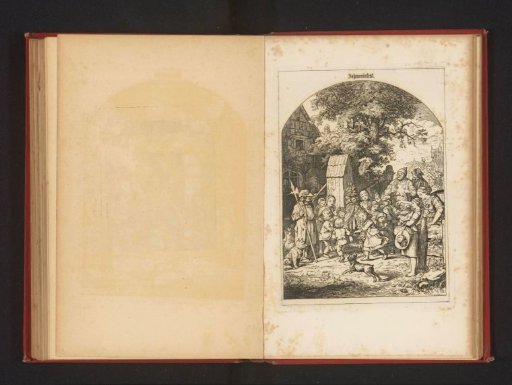 Photographic reproduction of a heliogravure depicting several unknown persons