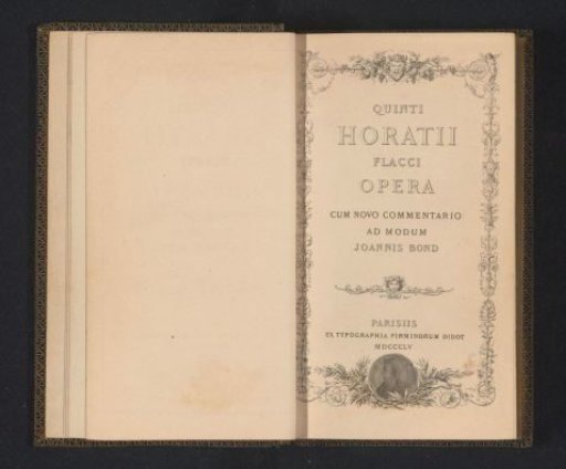 Opera of Quintus Horatius Flaccus