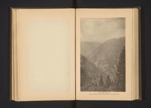 View of the mining settlement Blue Tent near Nevada, California