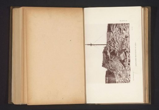 View of the remains of an exploded magazine of Fort Adda in Alexandria