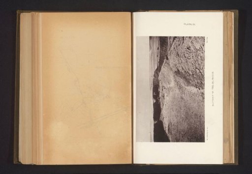 View of a trench in Tall al Kabir