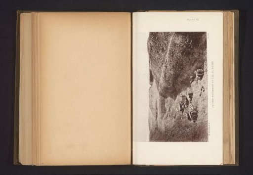 View of a trench in Tall al Kabir