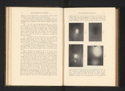 Four images formed by temperature difference