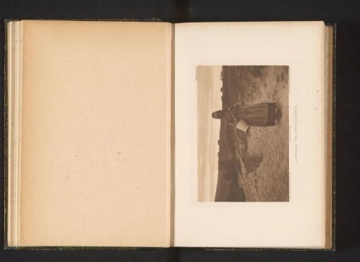 Woman in sand dunes