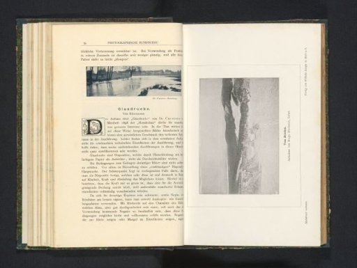 View of a frozen ditch