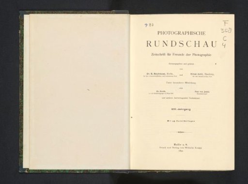 Photographische Rundschau: Journal for Friends of Photography