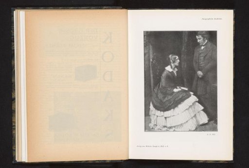 View of two unknown persons
