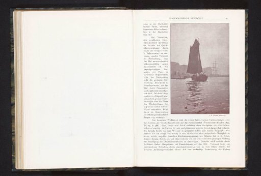View of a sailing boat on the water