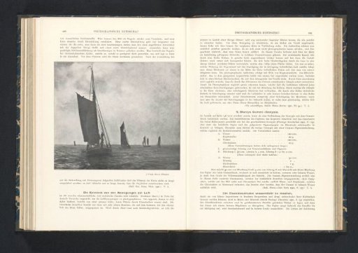Sailing boats on open water