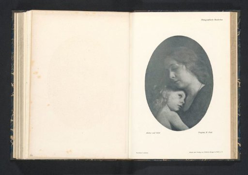 Portrait of an unknown woman and a child