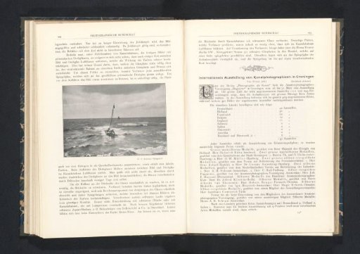 Sailing boat on open water
