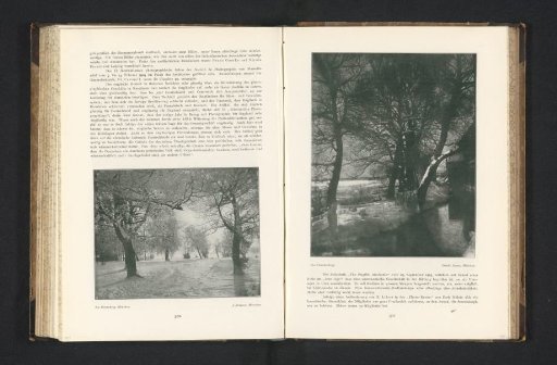 View of the garden of Blutenburg Castle near Munich in the snow