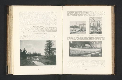 View of a setup for developing a panoramic photograph of 1.5 by 12 meters