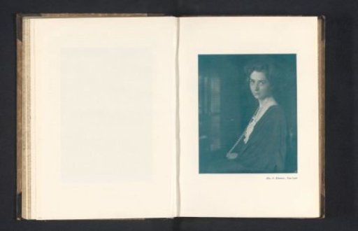 Portrait of an unknown woman with a long pearl necklace