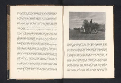 Two farmers in the fields with a horse and hay wagon