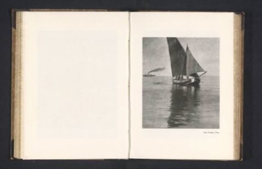 Sailing ship on open water