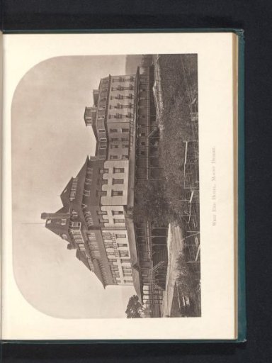 View of the West End Hotel in Bar Harbor on Mount Desert Island, Maine