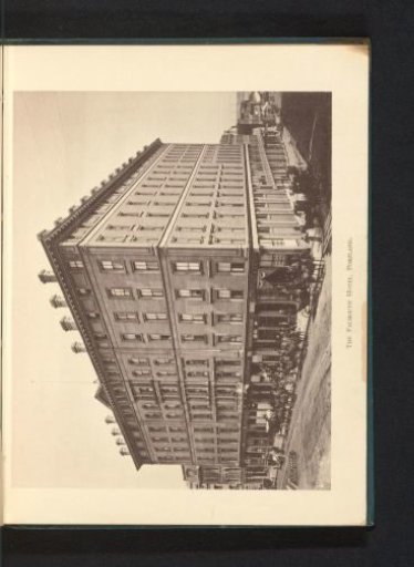 View of the Falmouth Hotel in Portland, Maine