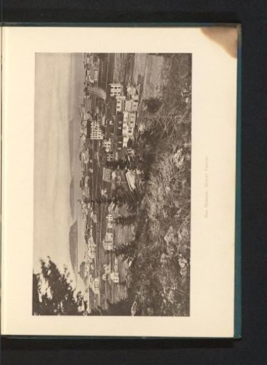 View of Bar Harbor on Mount Desert Island in Maine