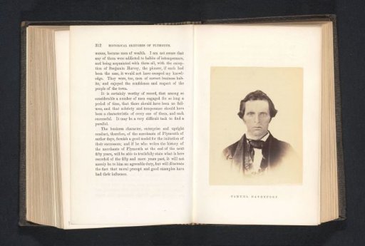 Photographic reproduction of a portrait of Samuel Davenport