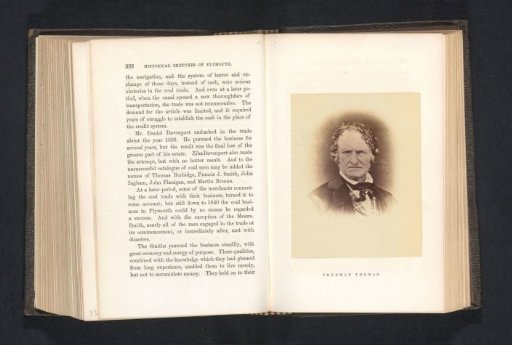 Photographic reproduction of a portrait of Freeman Thomas