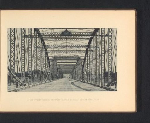 View of the bridge between Centralville and Downtown Lowell