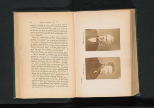 Portraits of Simeon Mills and Colonel A.A. Bird