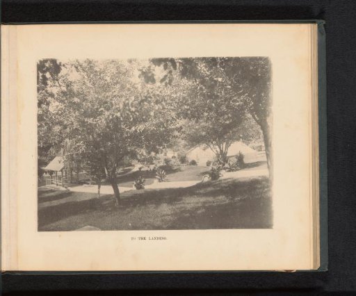 View of the garden on the estate of George Gill Green in Woodbury