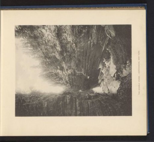 View of the Ausable Chasm in the Adirondack Mountains