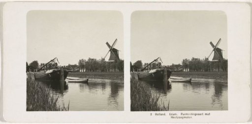 Purmerringvaart with a Sawmill