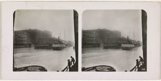 View of the Harbor of Chicago