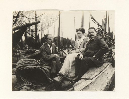 Men and woman on a boat