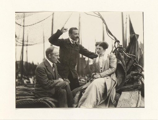 Men and woman on a boat