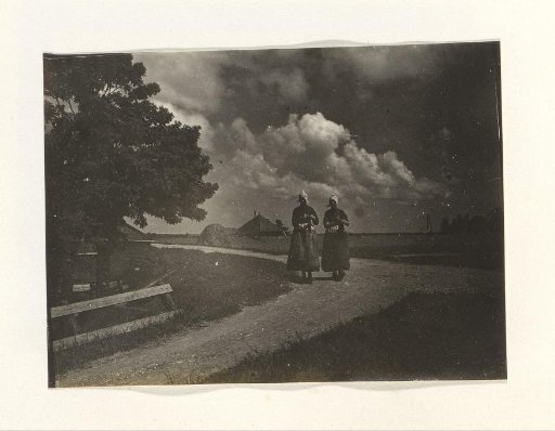 Two women in traditional dress