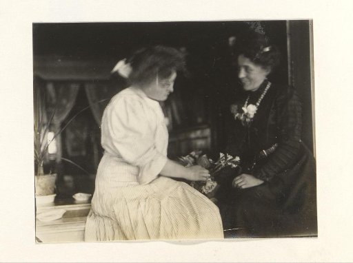 Portrait of two women
