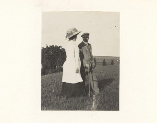 Man and woman in the grass