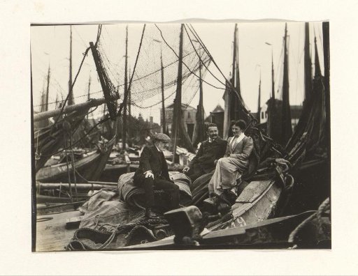 Men and woman on a boat