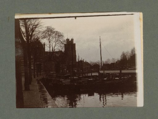 Village view with a waterway